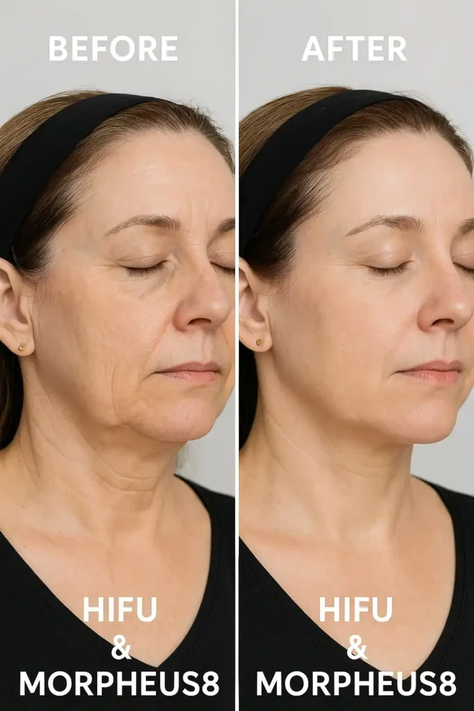 HIFU & Morpheus8 treatment results Nuneaton - book in today!